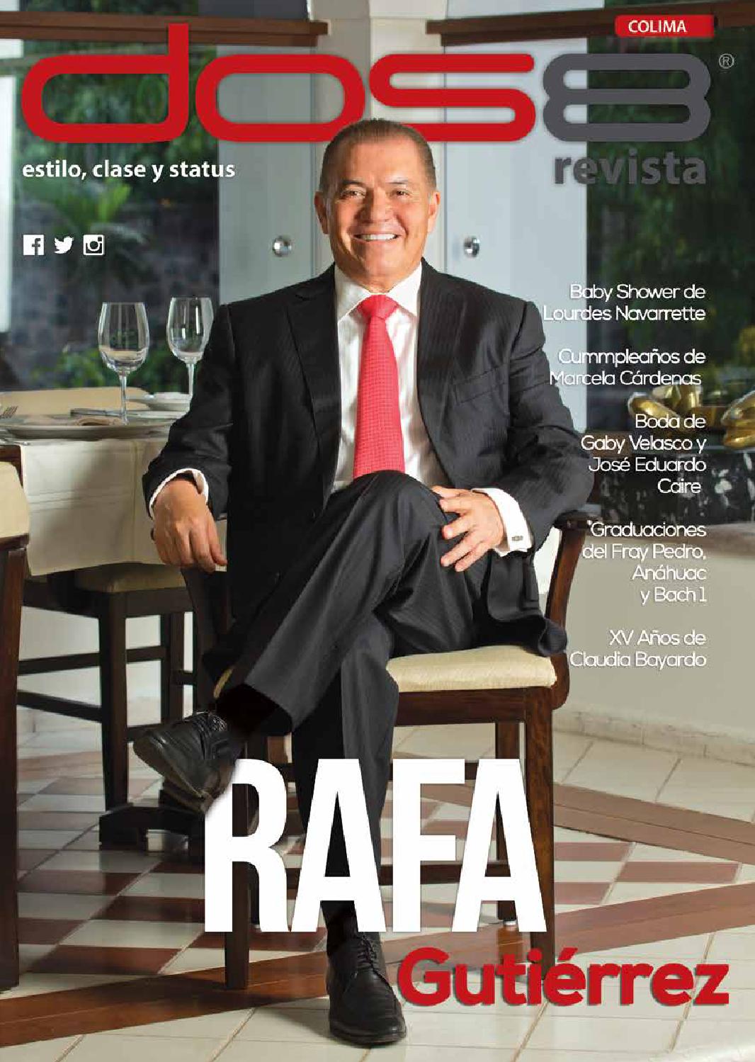 Rafael Gutiérrez Villalobos en la portada de la Revista DOS8.